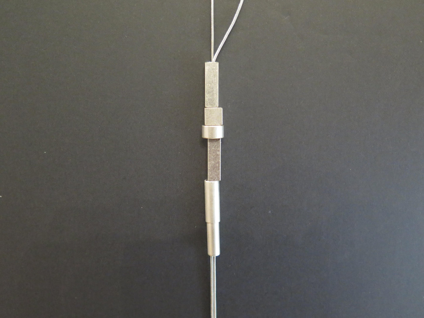 Origins silver #2 | | Stainless steel and silver plate necklace
