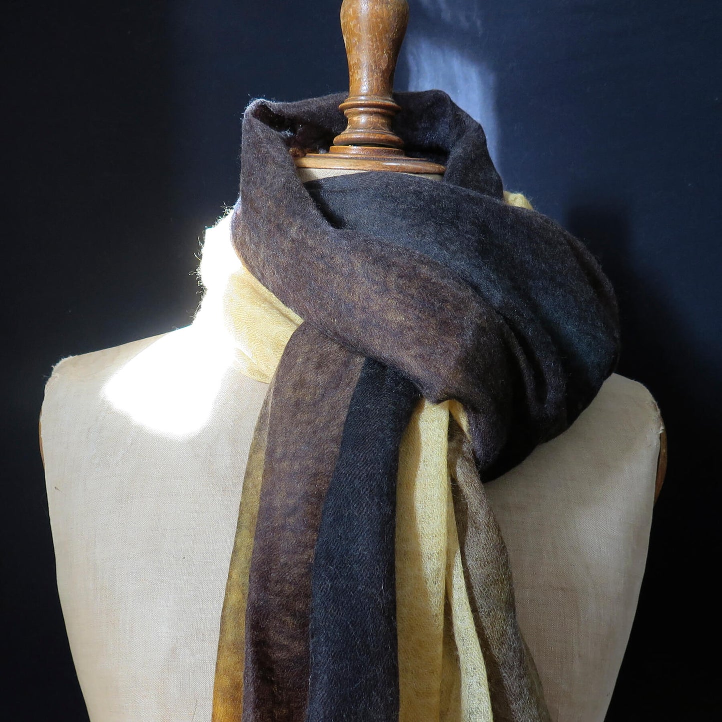 Algae Pollen Japanese Watercolour Cashmere Scarf | Ultra light Pure Mongolian Cashmere | All season wrap (Copy)