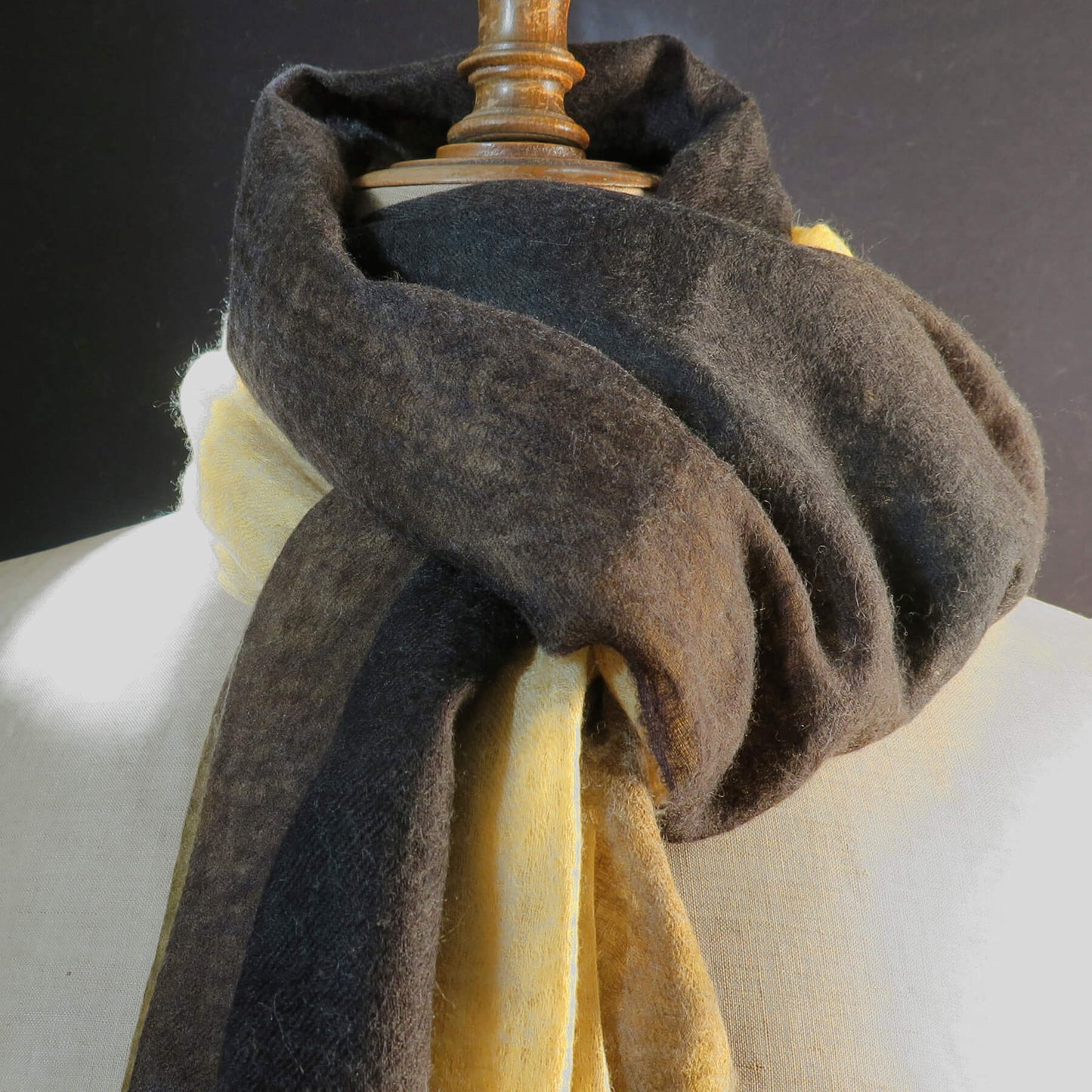 Algae Pollen Japanese Watercolour Cashmere Scarf | Ultra light Pure Mongolian Cashmere | All season wrap (Copy)