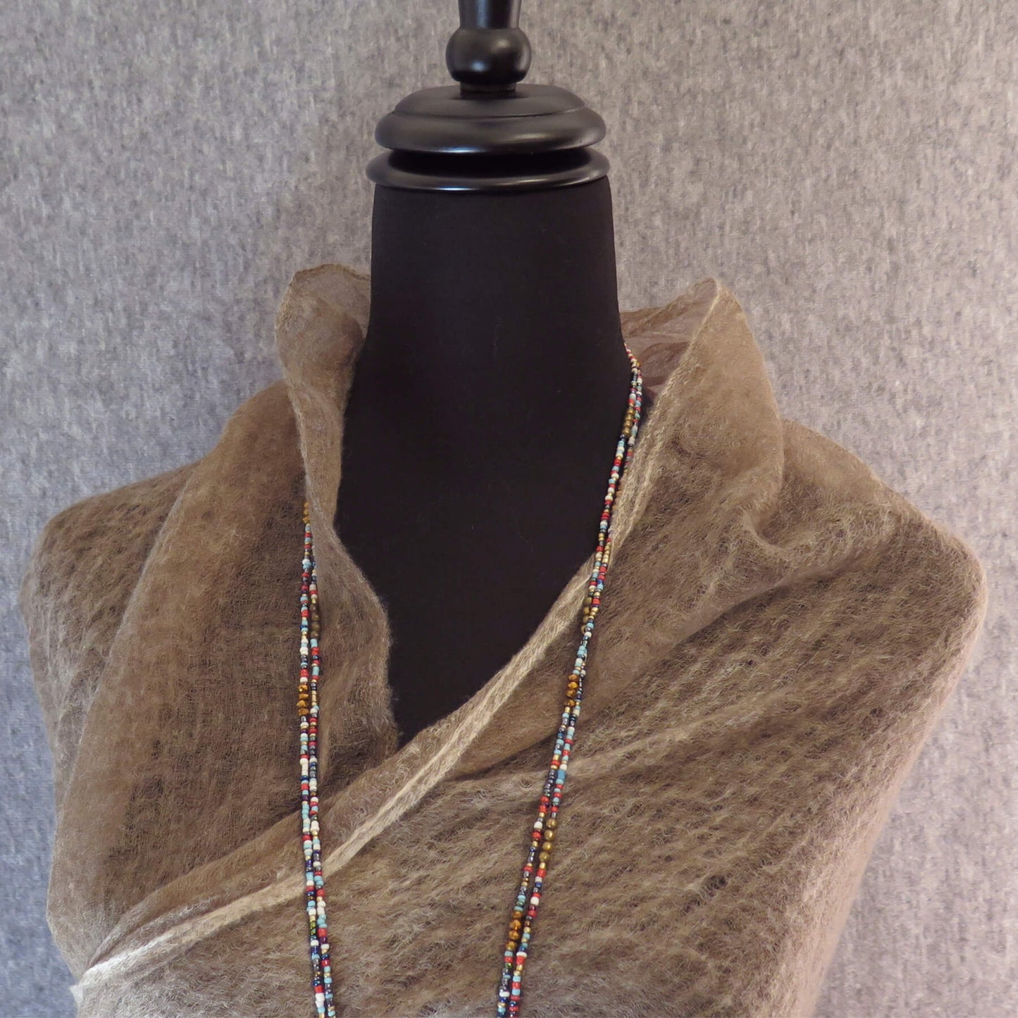 Ultra light Mongolian Cashmere | All season wrap | Fawn