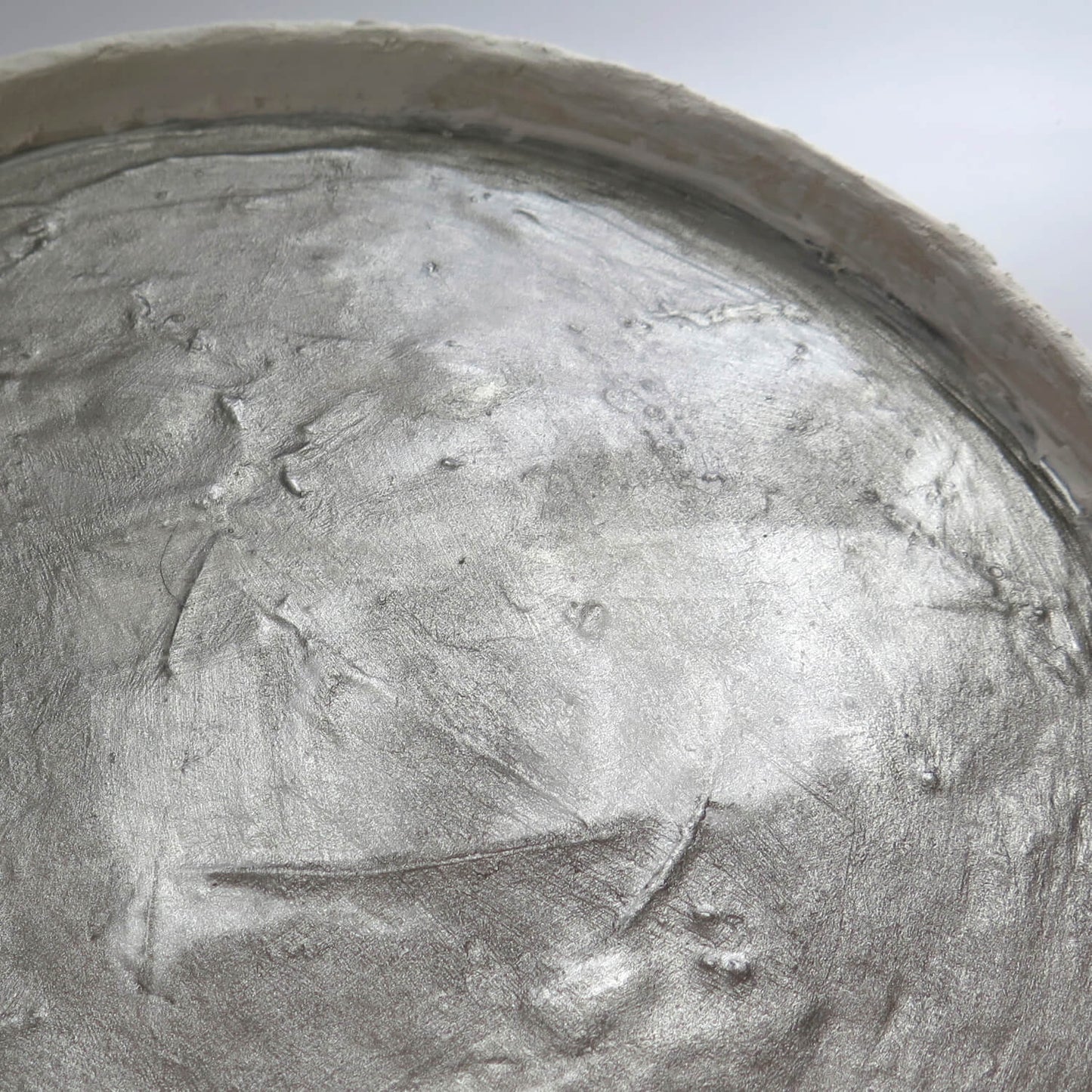 Luminescence | Silvered White Tray | 03