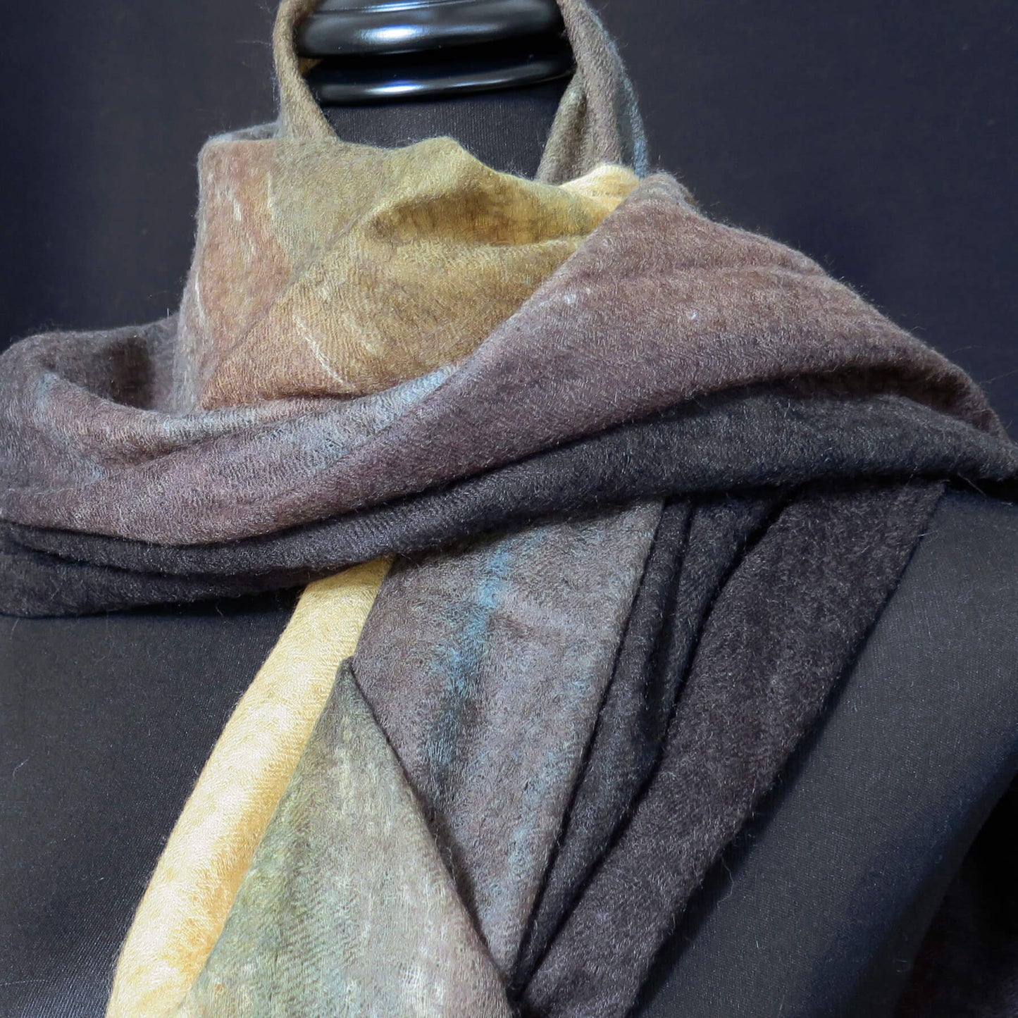 Algae Pollen Japanese Watercolour Cashmere Scarf | Ultra light Pure Mongolian Cashmere | All season wrap (Copy)