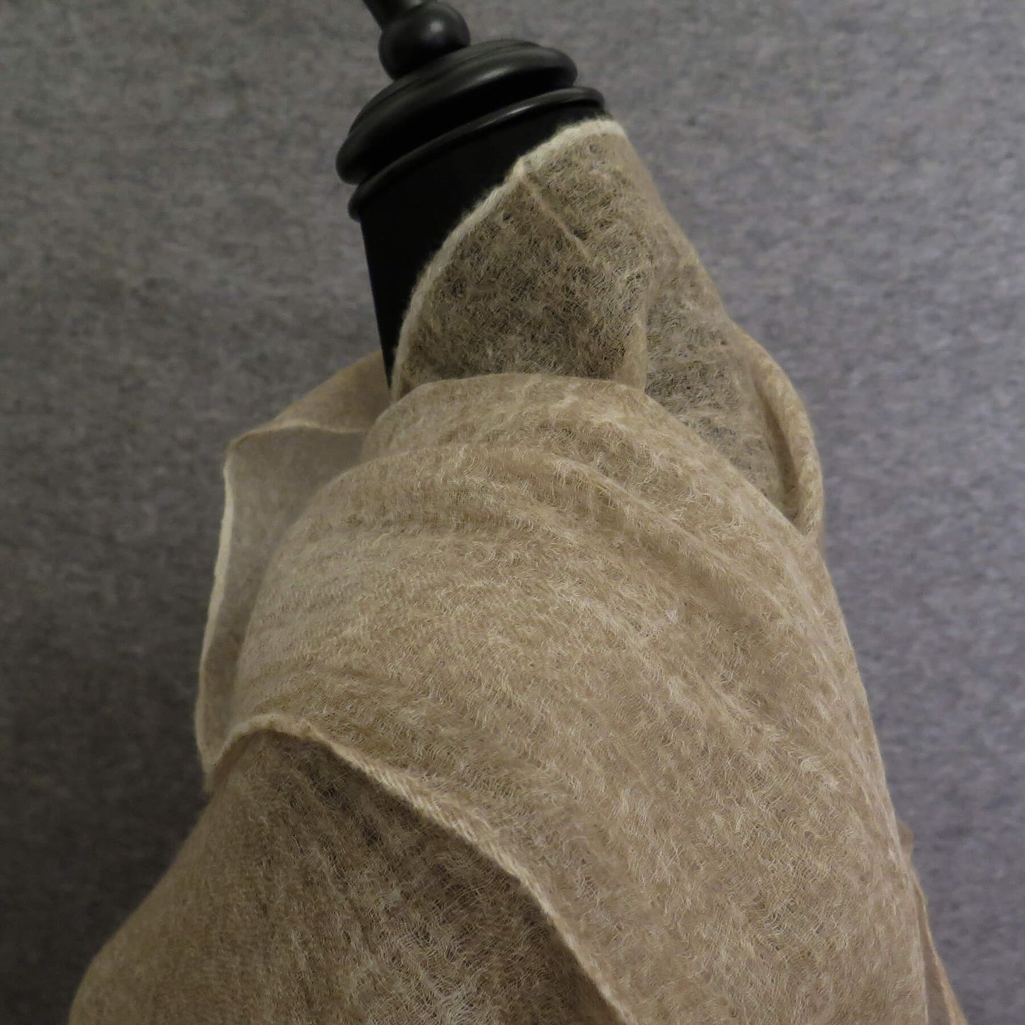 Fawn Cashmere Scarf | Ultra light Pure Mongolian Cashmere | All season wrap