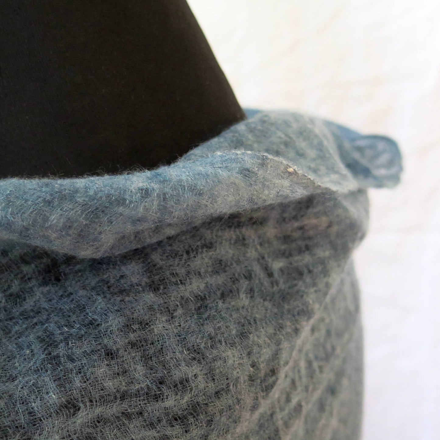 Blue Cashmere Scarf | Ultra light Mongolian Cashmere | All season wrap