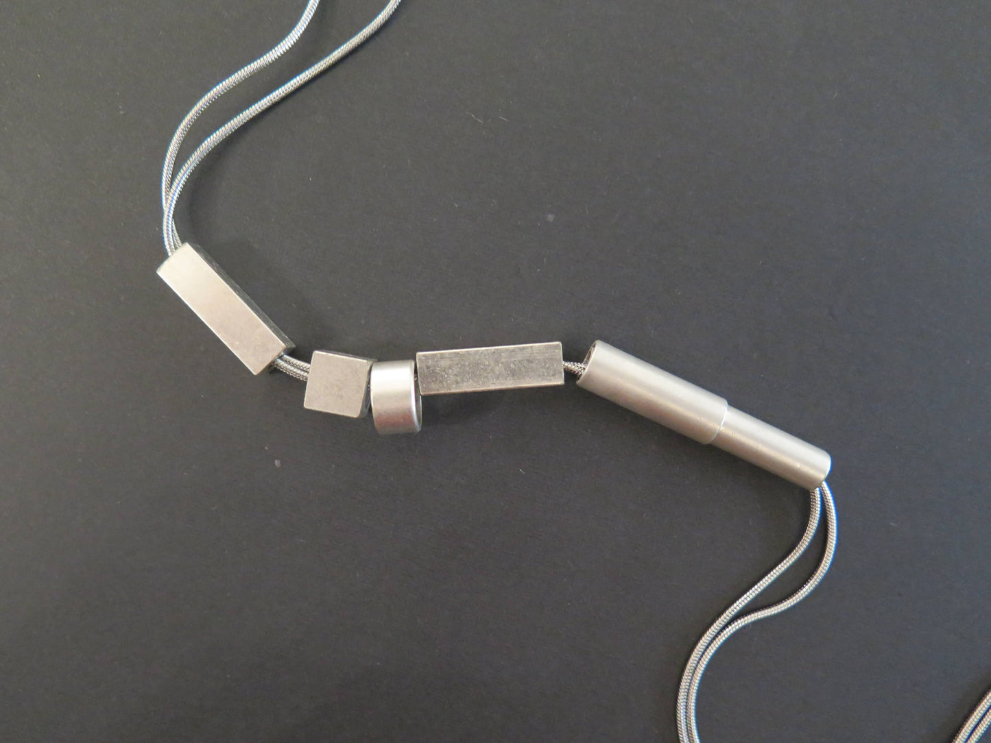 Origins silver #2 |  | Stainless steel and silver plate necklace