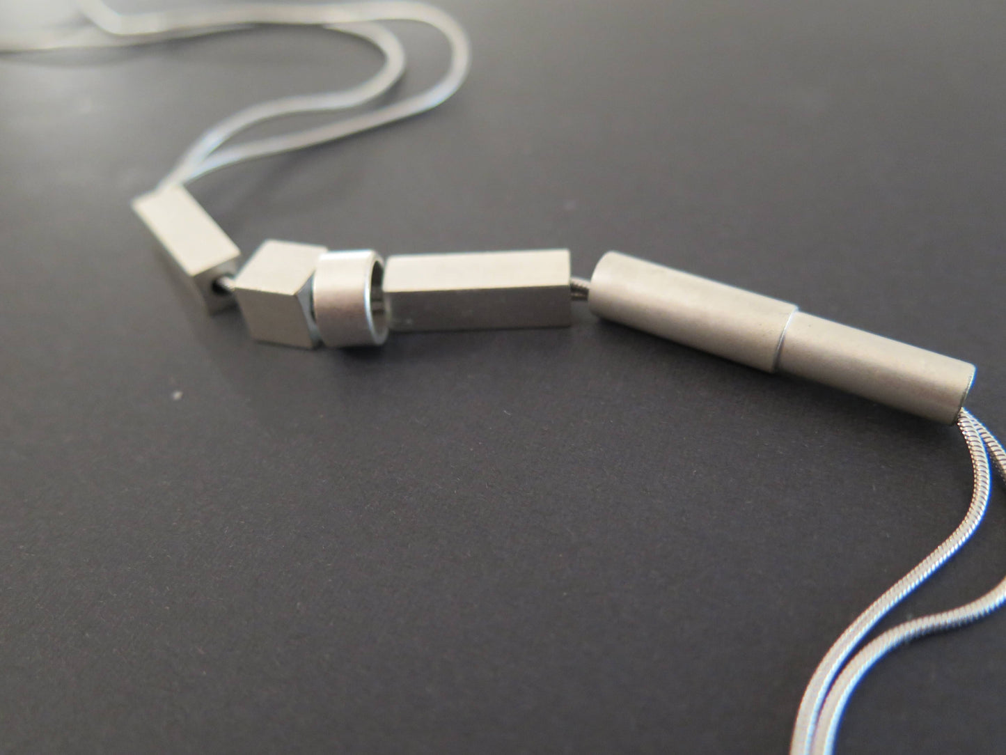 Origins silver #2 |  | Stainless steel and silver plate necklace