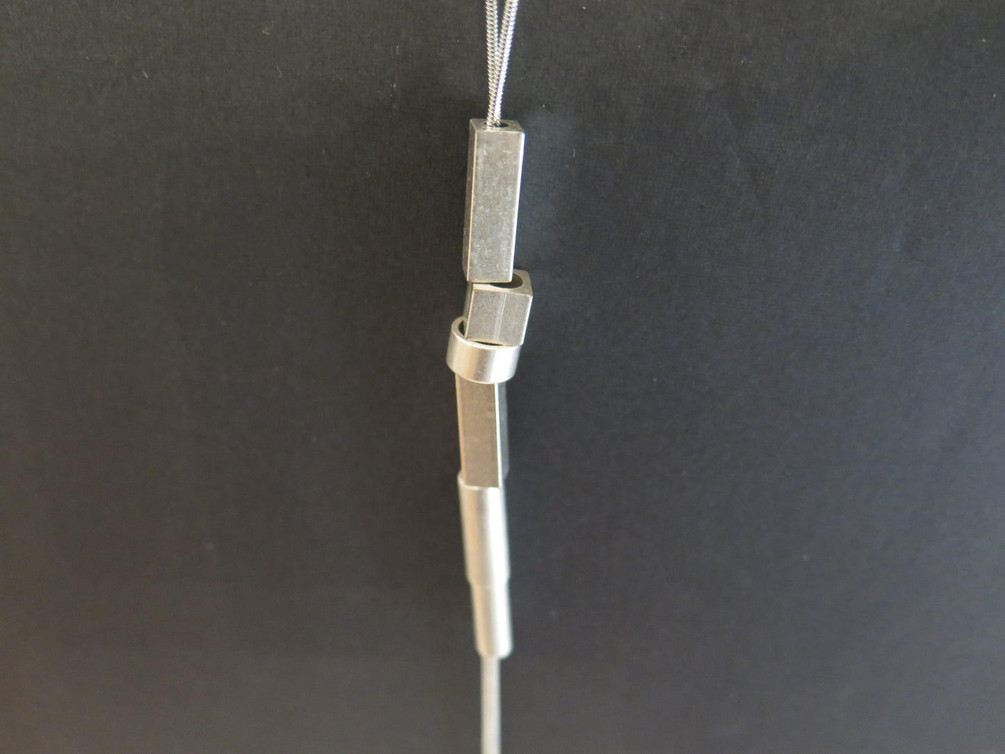 Origins silver #2 |  | Stainless steel and silver plate necklace