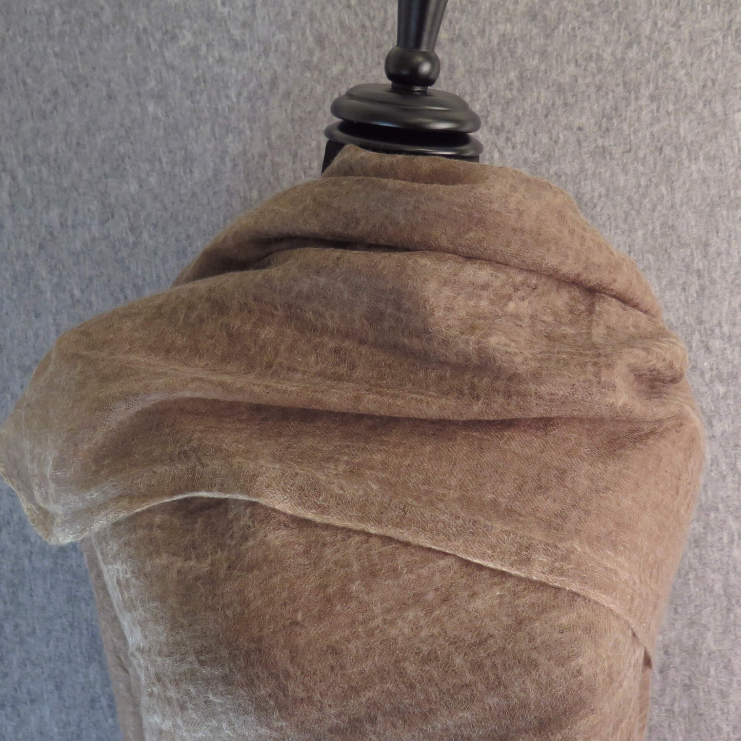 Ultra light Mongolian Cashmere | All season wrap | Fawn