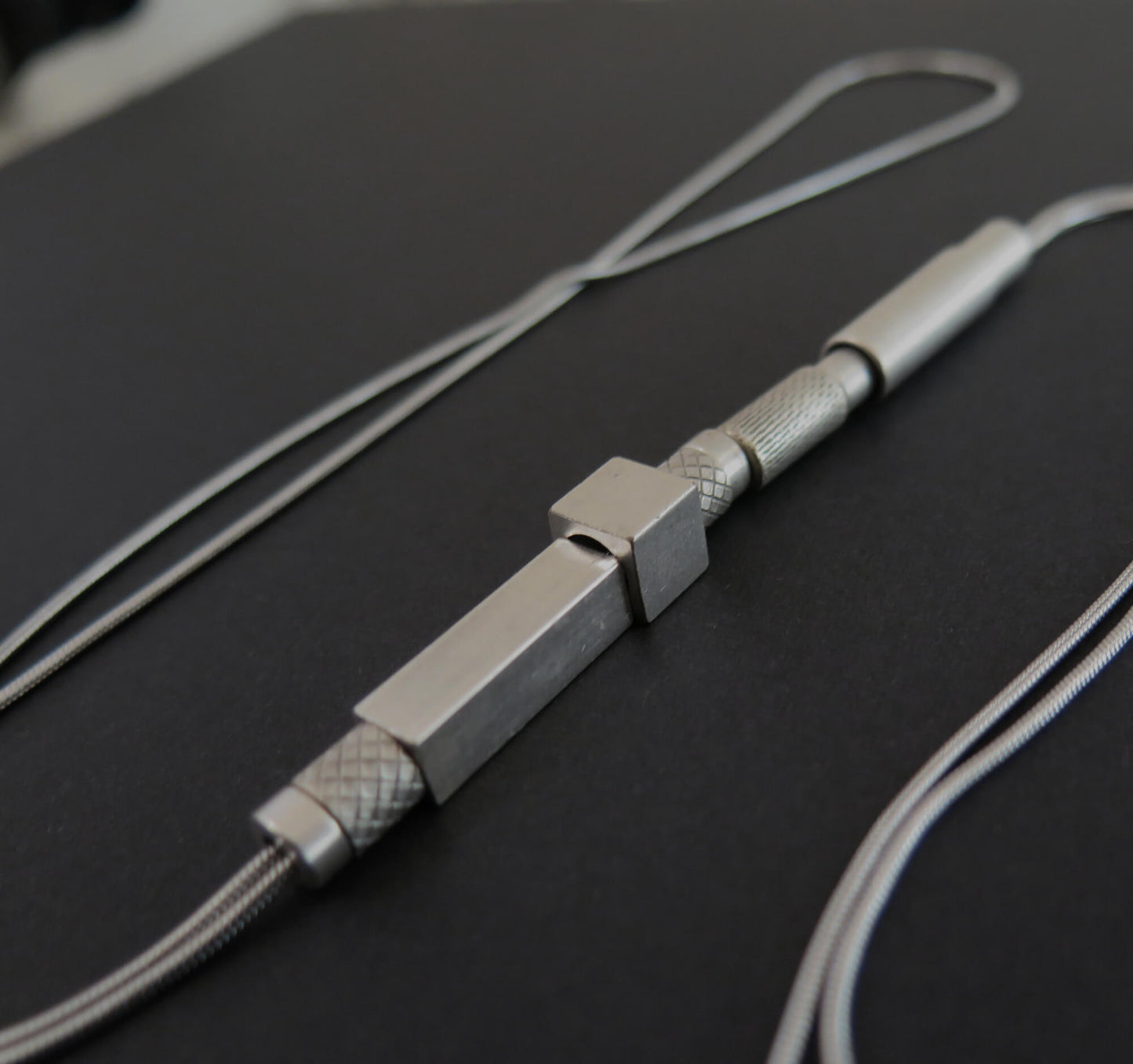 Origins silver #2  | Stainless steel and silver plate necklace
