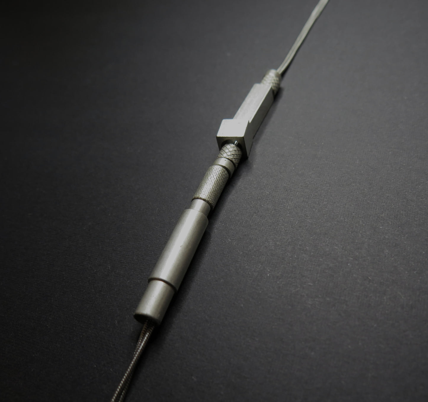Origins silver #2  | Stainless steel and silver plate necklace